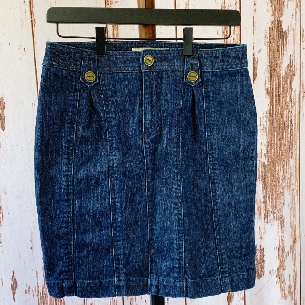 Anthropologie Pilcro &the Letterpress Denim Skirt
